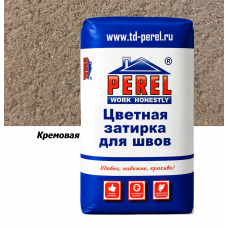 ЗАТИРОЧНАЯ СМЕСЬ ЦВЕТНАЯ ДЛЯ ОБЛИЦОВОЧНОГО КИРПИЧА И КЛИНКЕРНОЙ ПЛИТКИ "PEREL RL 04" КРЕМОВАЯ